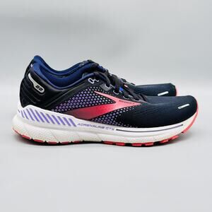 Brooks Shoes Womens 8.5 Blue Adrenaline GTS 22 Running Sneakers Low Top Lace Up